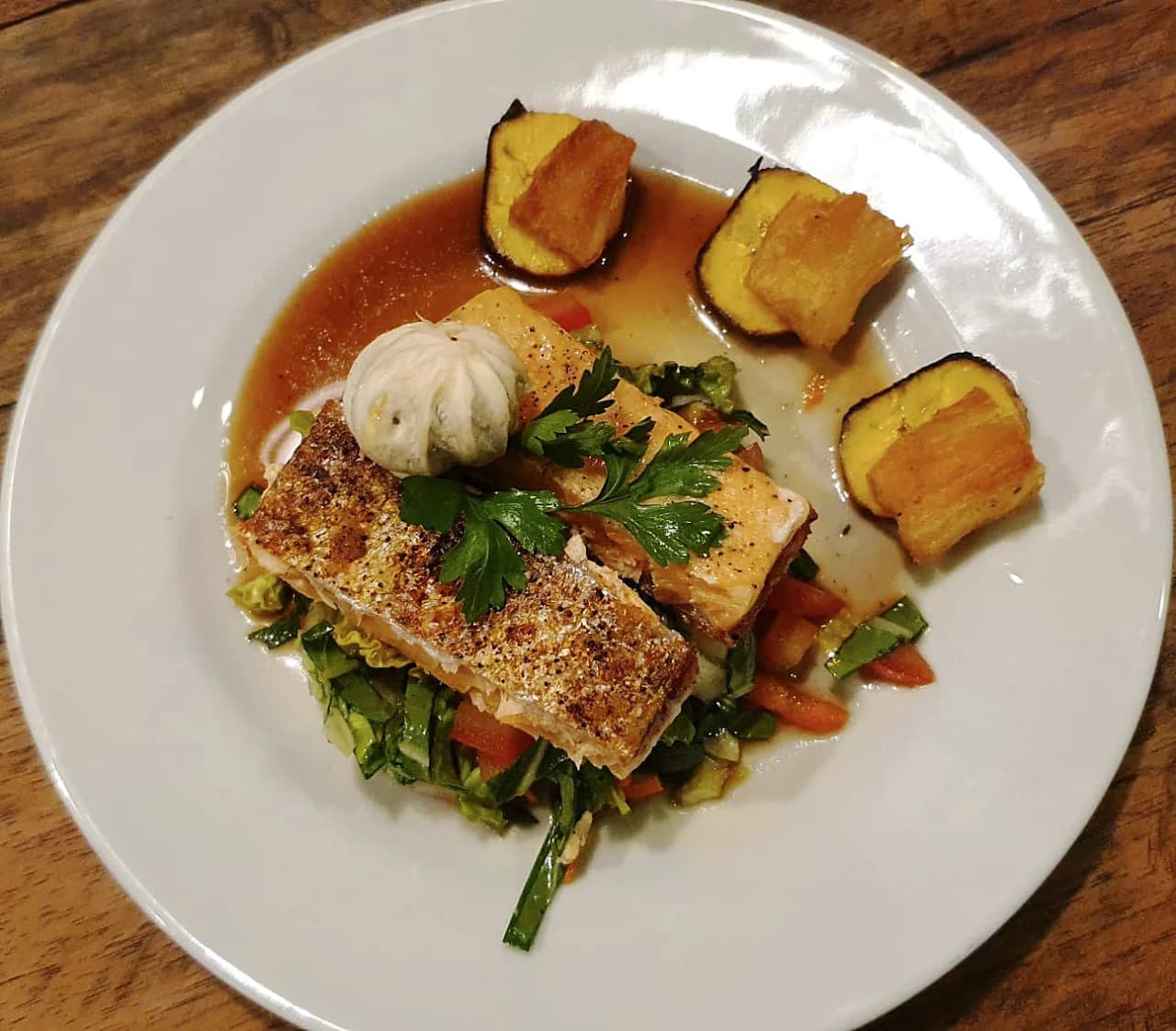Uno de los platos de la cocina de Fruto Moreno