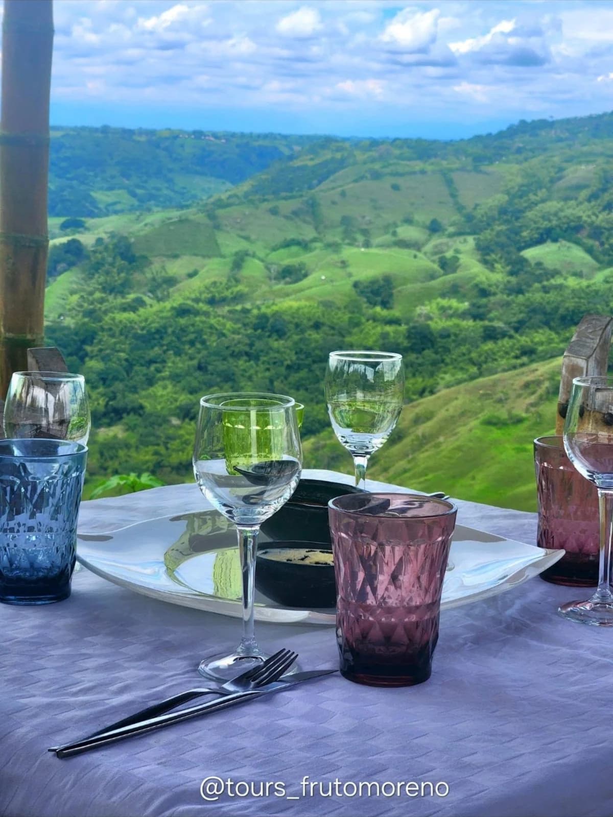 Mesa con vista panorámica