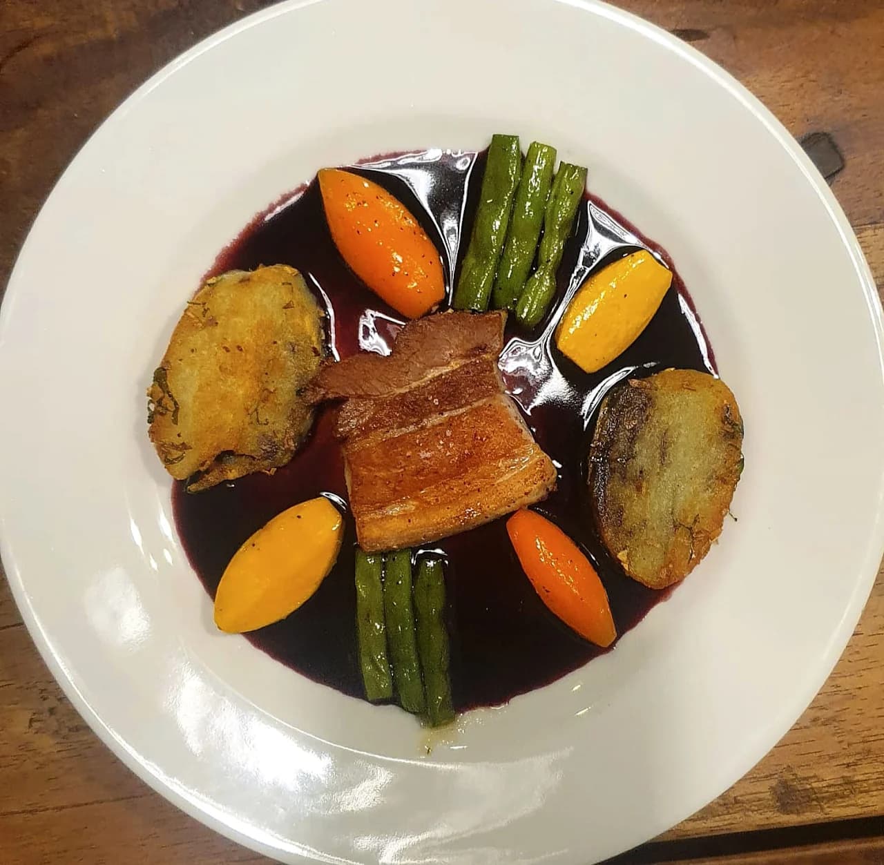 Uno de los platos de la cocina de Fruto Moreno